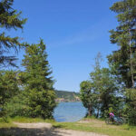 Abgelegene Badestellen am Hopfensee