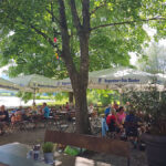 Augustiner Biergarten in Hopfen am See - Badestrand