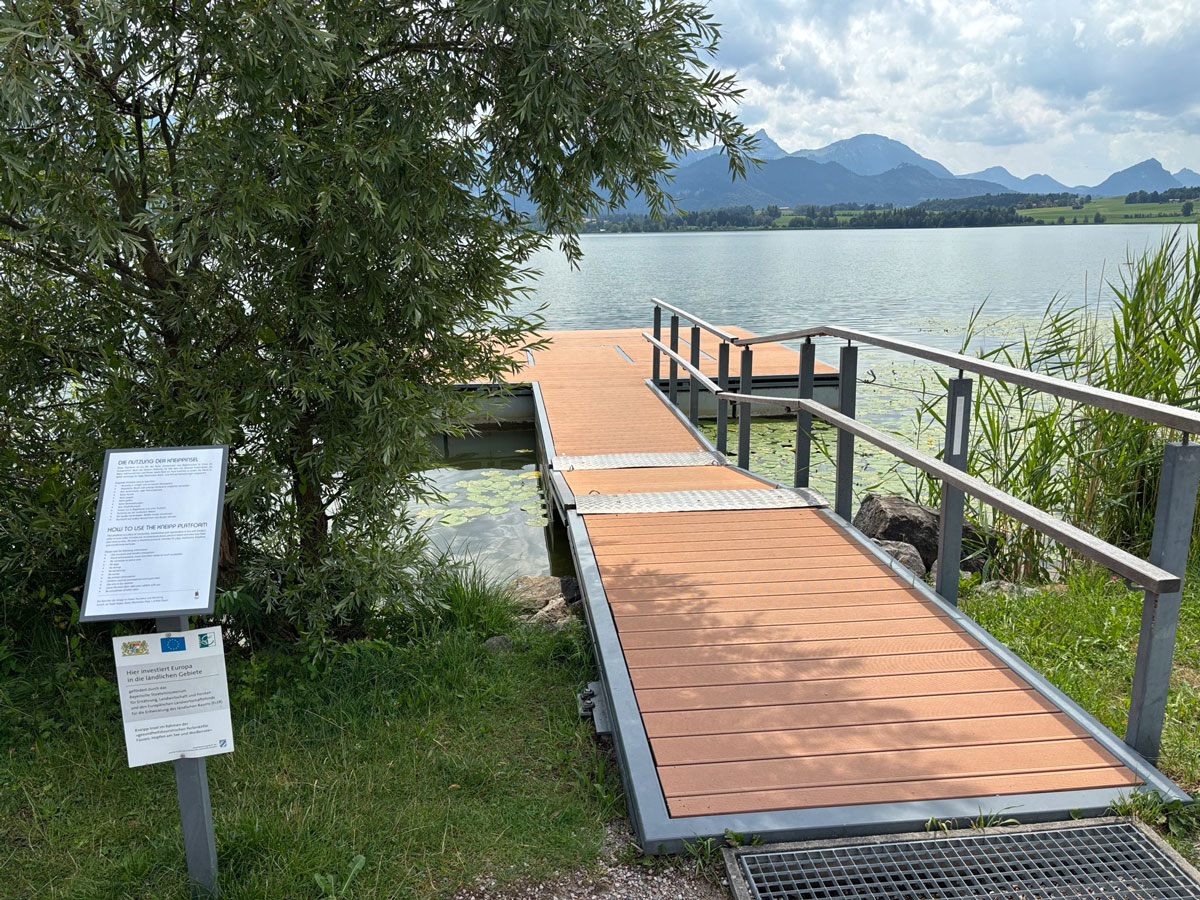 Kneippinsel am Hopfensee Kneippinsel am Hopfensee