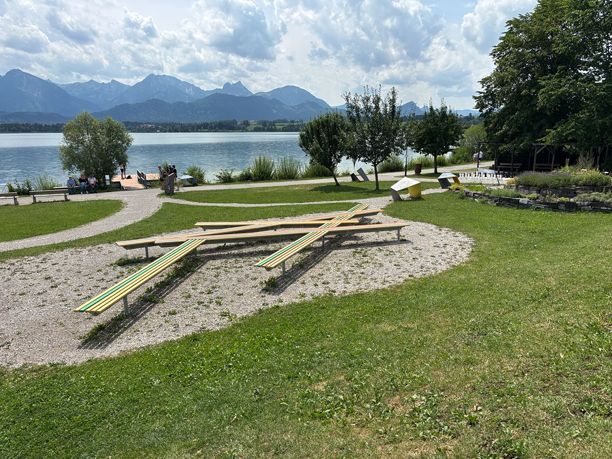 Park an der Kneippinsel am Hopfensee Park an der Kneippinsel am Hopfensee